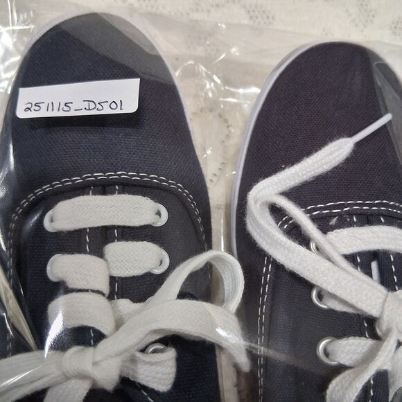 Keds Size 6 Ortholite Lace-Up Fashion Casual Sneakers Navy Canvas Women WF34200M - Picture 14 of 14